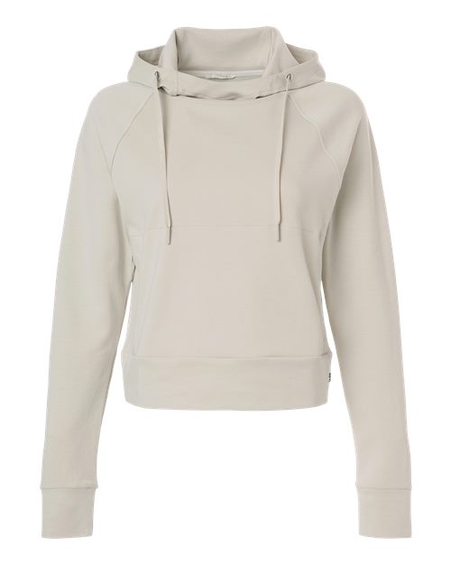 Swannies Women's Emma Hooded Sweatshirt in Glacier, front view