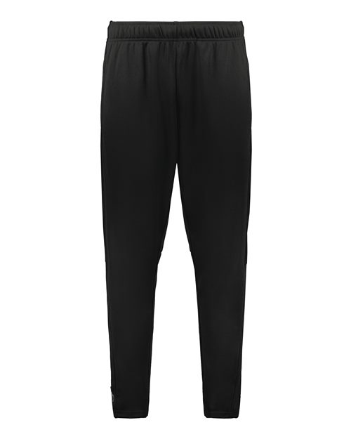 Holloway Youth Crosstown Tapered Leg Pants in Black/Black, front view