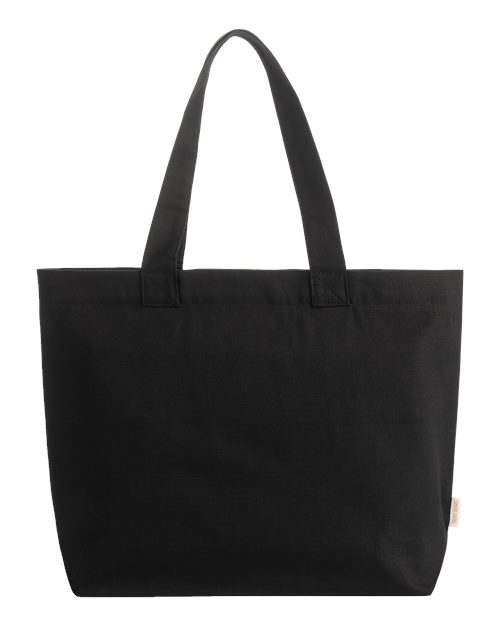 Comfort Colors Everyday Tote in Black, front view