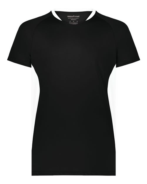 Augusta Sportswear Unisex Octane Soccer Jersey in Black/White