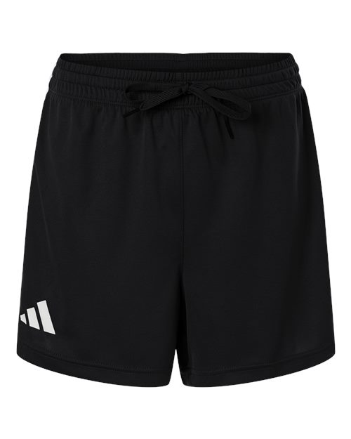 Adidas Women's 3-Stripes 3" Shorts in Black/White