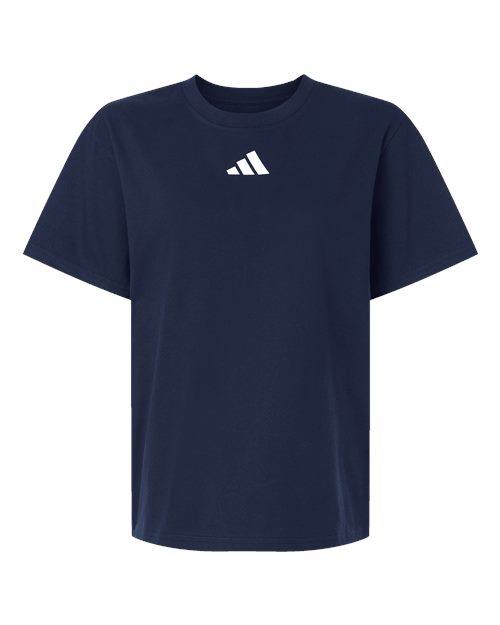 Adidas Women's Fresh T-Shirt in Team Navy Blue/White