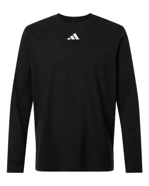 Adidas Men's Fresh Long Sleeve T-Shirt in Black