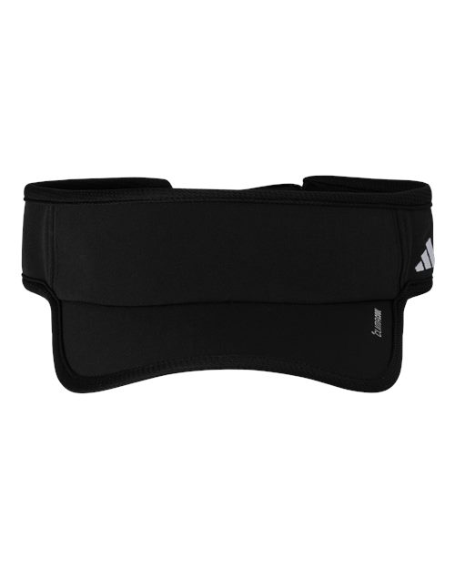 Adidas Superlite 3 Team Visor in Black/White, front view