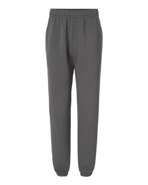 BELLA + CANVAS Unisex Sponge Fleece Sweatpants in Asphalt, front view