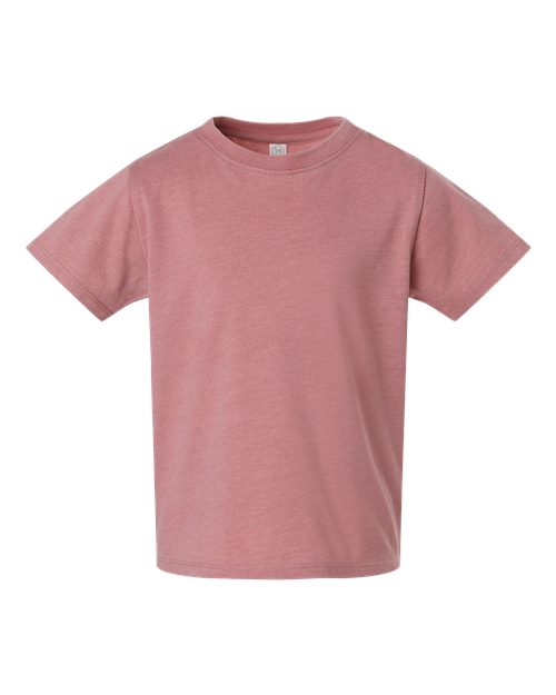 Rabbit Skins Toddler Vintage Wash T-Shirt in Washed Mauvelous
