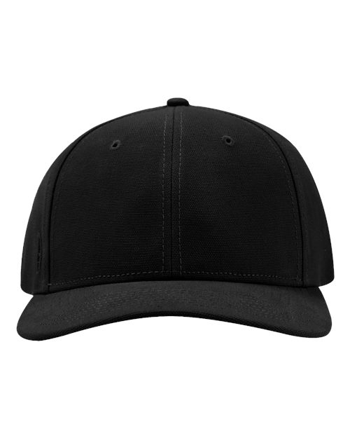 DRI DUCK Carpenter Pro Cap in Black, front view