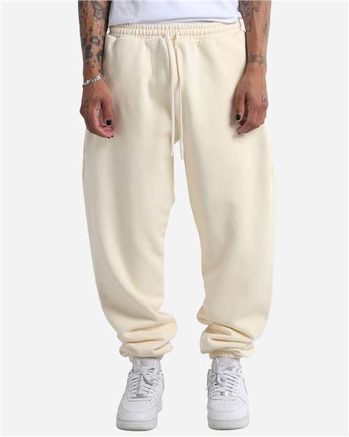 Shaka Wear Unisex Max Heavy Garment-Dyed Sweatpants in Cream