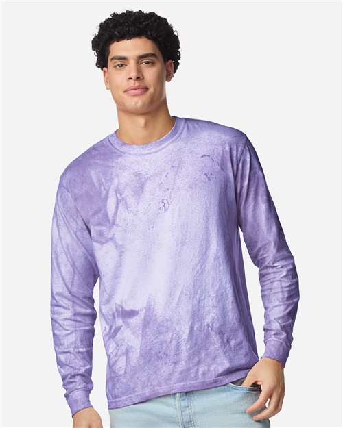 Comfort Colors Unisex Colorblast™ Long Sleeve T-Shirt in Amethyst
