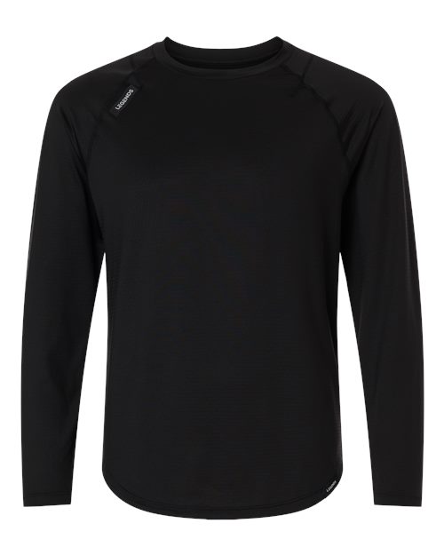 Legends Enzo Long Sleeve T-Shirt in Black, front view