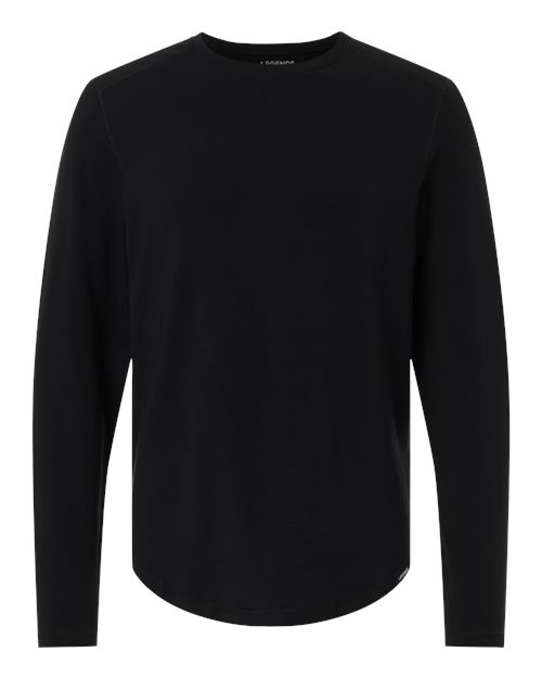 Legends Aviation Long Sleeve T-Shirt in Black, front view