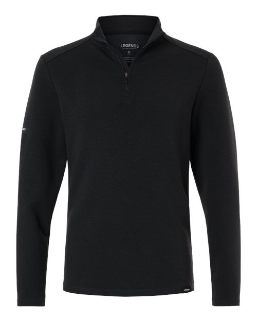 Legends Men's Scuba Quarter-Zip Pullover in Black