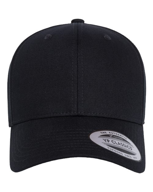 YP Classics Retro Canvas Cap in Black