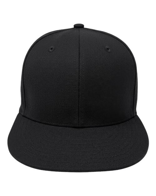 Unionwear Two-Tone Trucker Cap in Black, front view