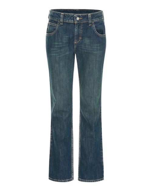 Bulwark Women's Stretch Jeans in Sanded Denim - 30I