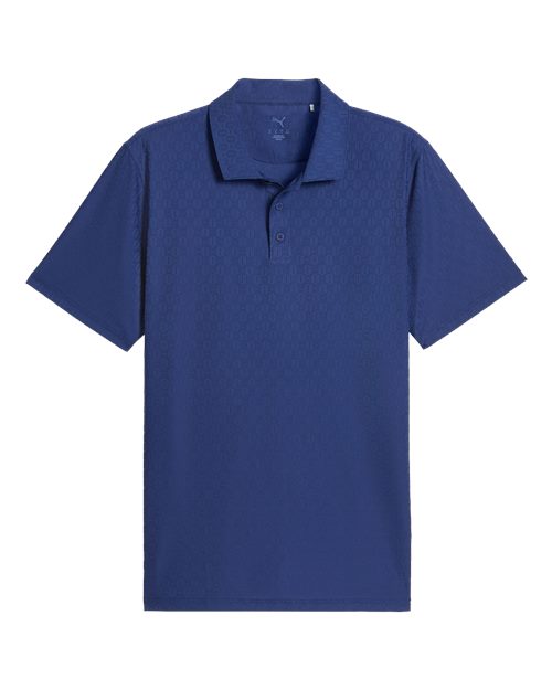 Puma Golf Men's Mattr Geode Polo in Blue Jewel