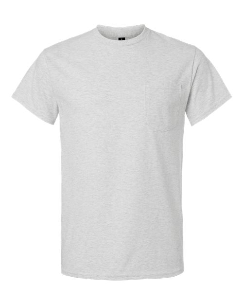 Gildan Unisex Ultra Cotton® Pocket T-Shirt in Ash