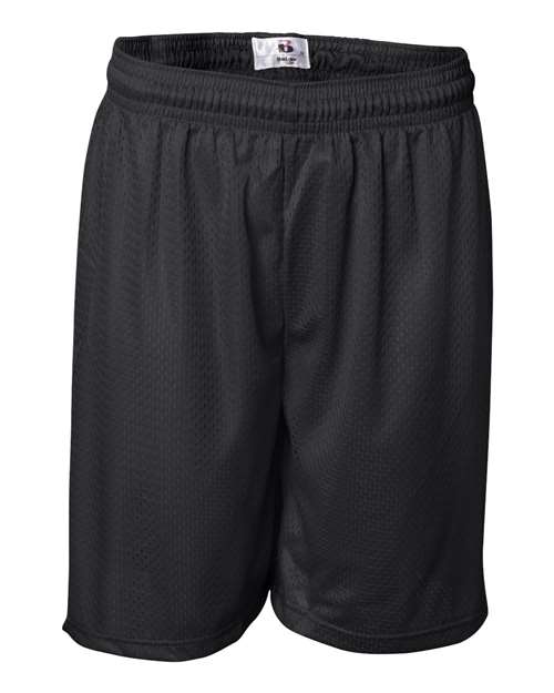 Badger Men's Pro Mesh 7" Shorts in Black