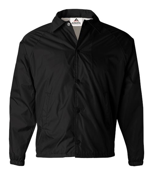 Augusta Sportswear Men's Coach's Jacket in Black