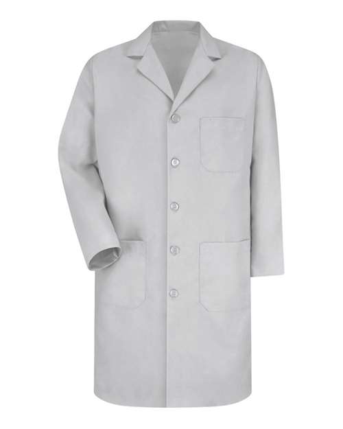 Red Kap Unisex Button Front Lab Coat in GY-Grey