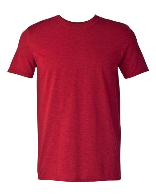 Gildan Unisex Softstyle® T-Shirt in Antique Cherry Red, front view