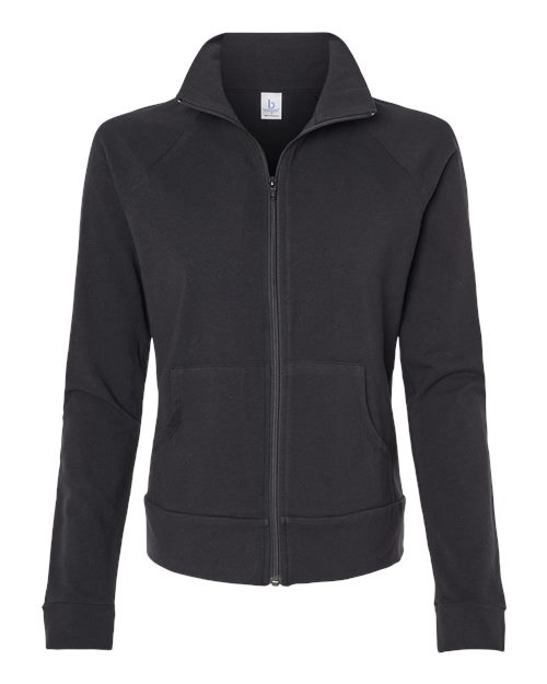 Boxercraft Women’s Full-Zip Practice Jacket in Black, front view