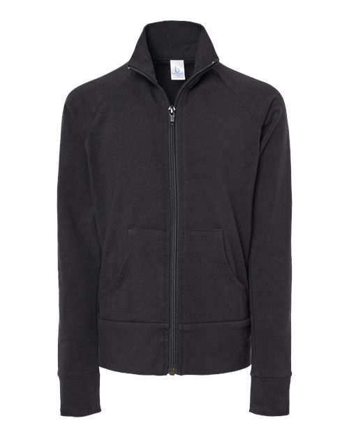 Boxercraft Girls' Practice Jacket in Black, front view