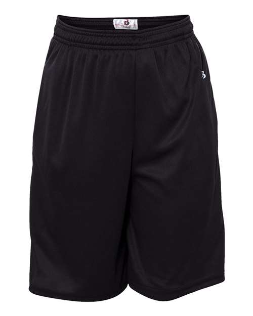 Badger Youth B-Core Pocketed Shorts in Black
