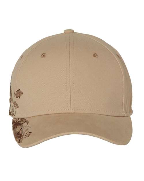 DRI DUCK Bass Cap in Tan, front view