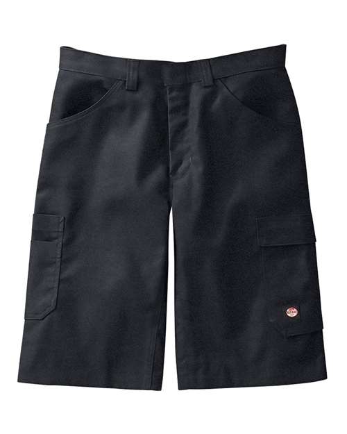 Red Kap Men's Shop Shorts in Black