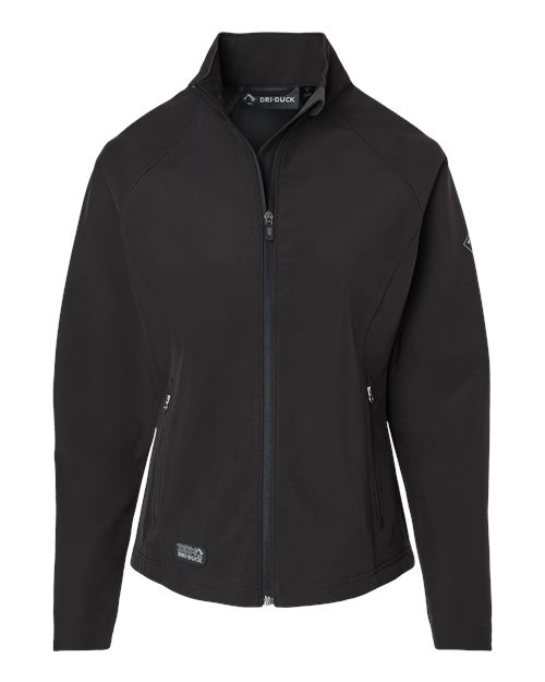 DRI DUCK Women's Contour Soft Shell Jacket in Black