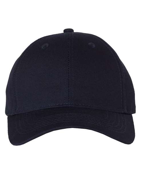 Valucap Youth Small Fit Structured Cotton Twill Cap in Navy
