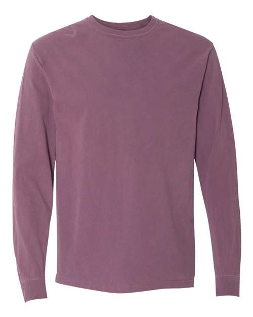 Comfort Colors Unisex Garment-Dyed Heavyweight Long Sleeve T-Shirt in Berry