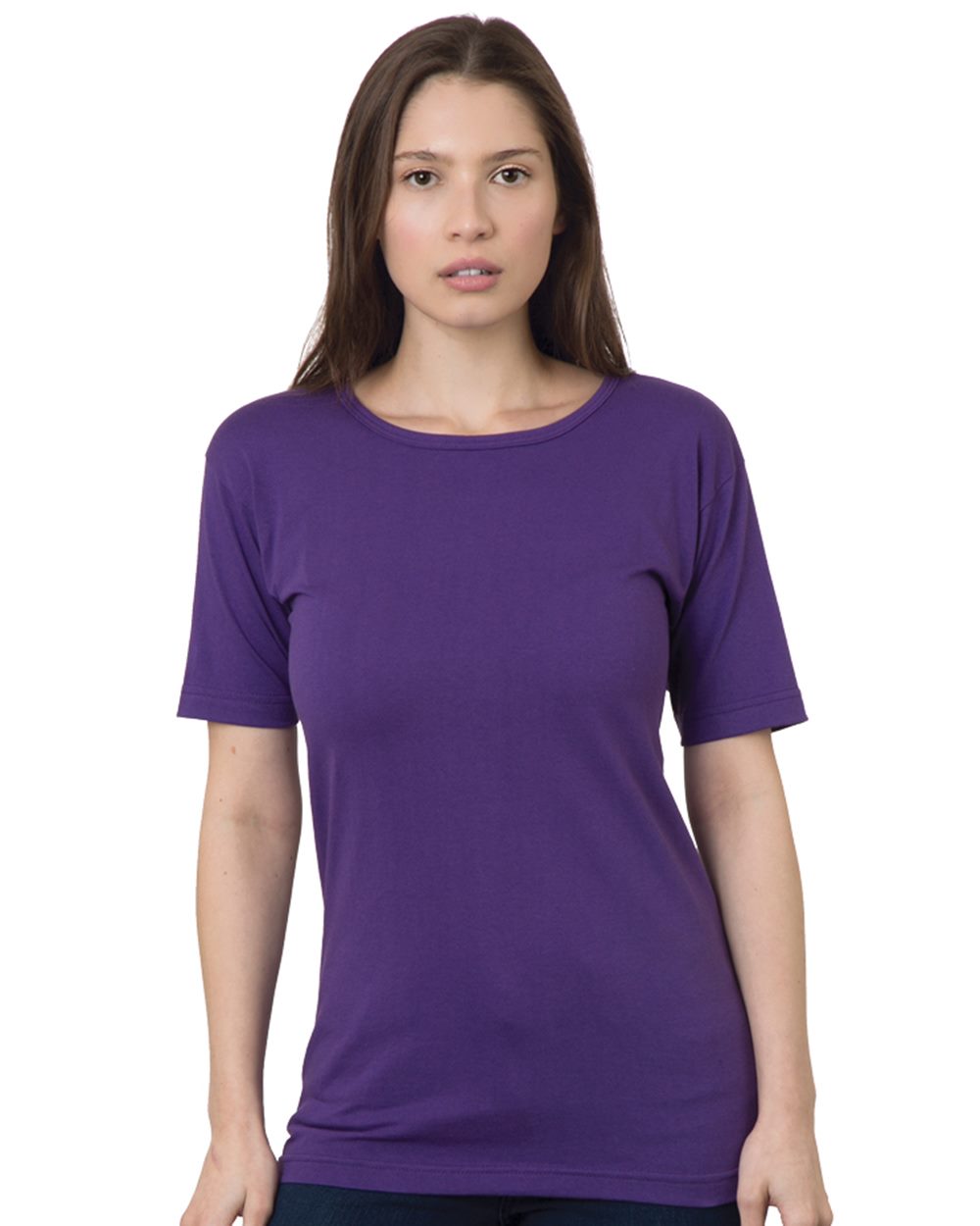 Bayside Women's USA-Made Scoop Neck T-Shirt