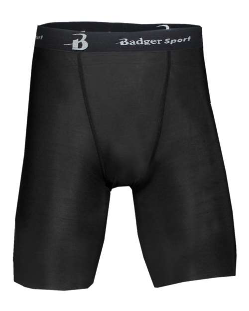 Badger Men's Pro-Compression Shorts in Black