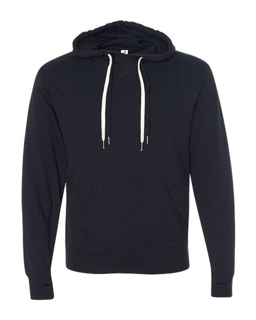 Independent Trading Co. Unisex Midweight French Terry Hooded Sweatshirt in Black