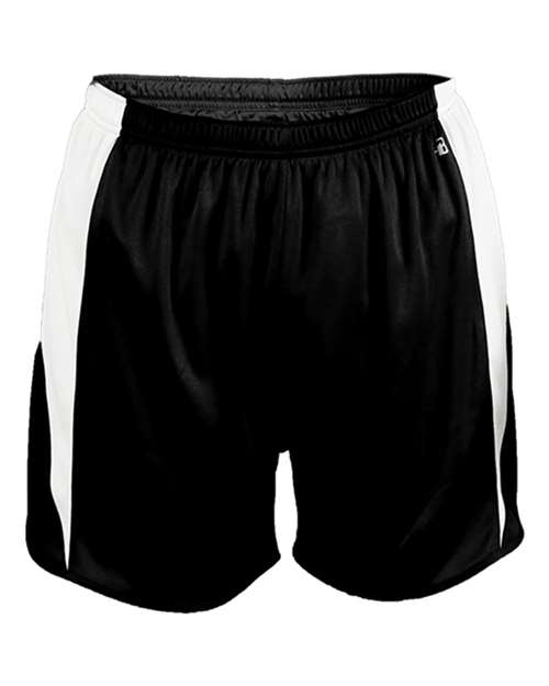 Alleson Athletic Men's Stride Shorts in Black/White