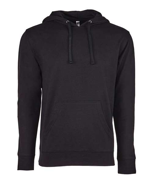 Next Level Unisex Laguna Hooded Sweatshirt in Black/Black