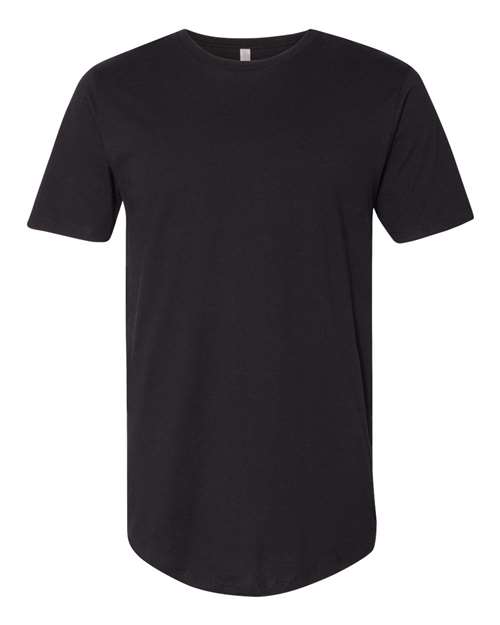 Next Level Unisex Cotton Long Body T-Shirt in Black