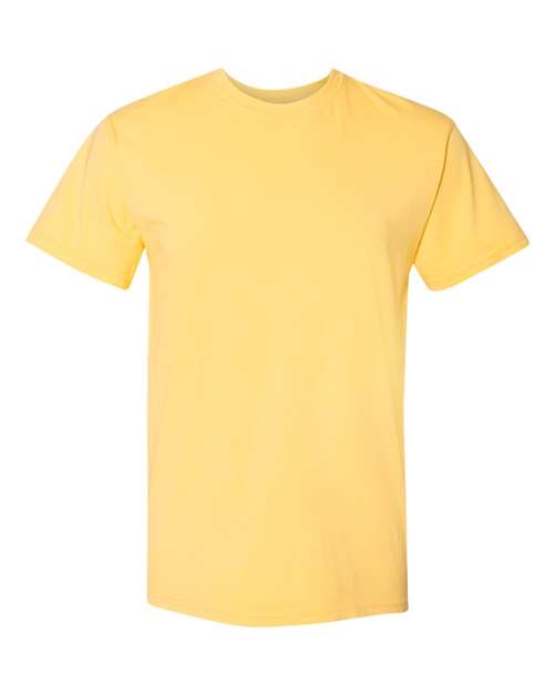 Next Level Unisex Inspired Dye T-Shirt in Blonde, front view