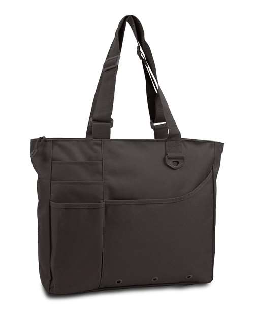 Liberty Bags Super Feature Tote in Black, front view