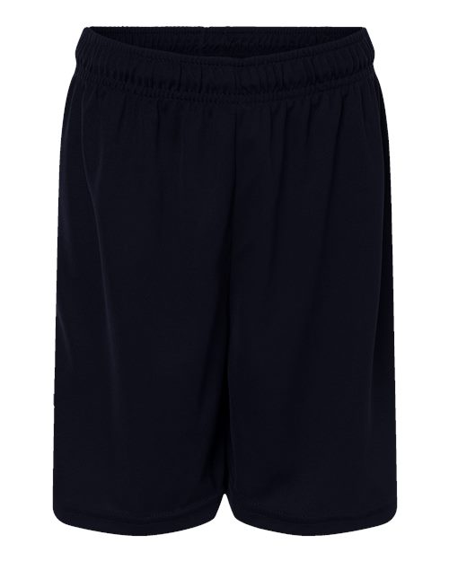Augusta Sportswear Youth Octane Shorts in Black