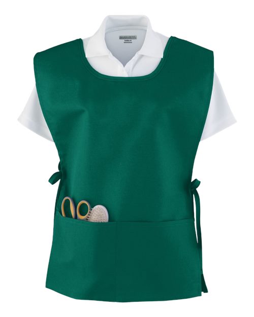 Augusta Sportswear Unisex Apron Smock in Dark Green, front view
