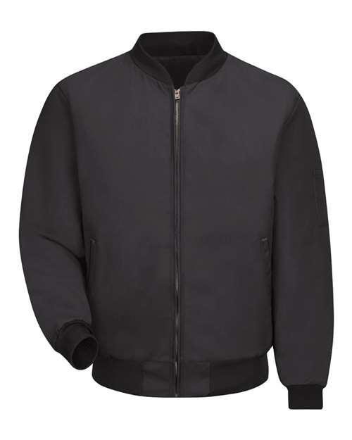 Red Kap Men's Tall Solid Team Jacket in Black