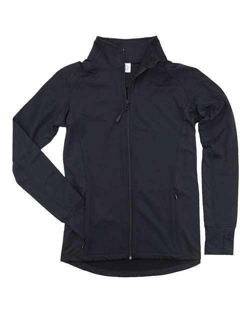 Boxercraft Youth Studio Jacket in Black, front view
