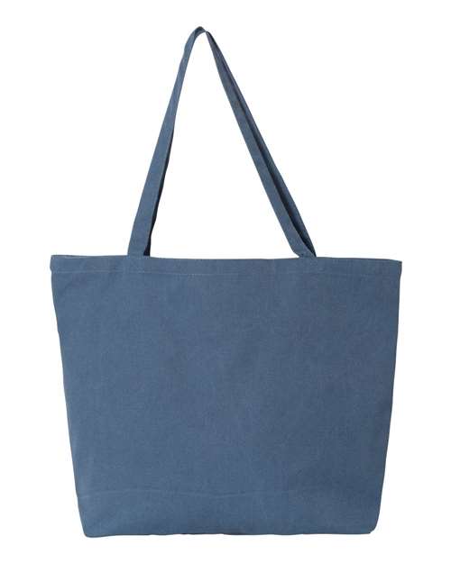 Liberty Bags Seaside Pigment-Dyed Large Tote in Blue Jean