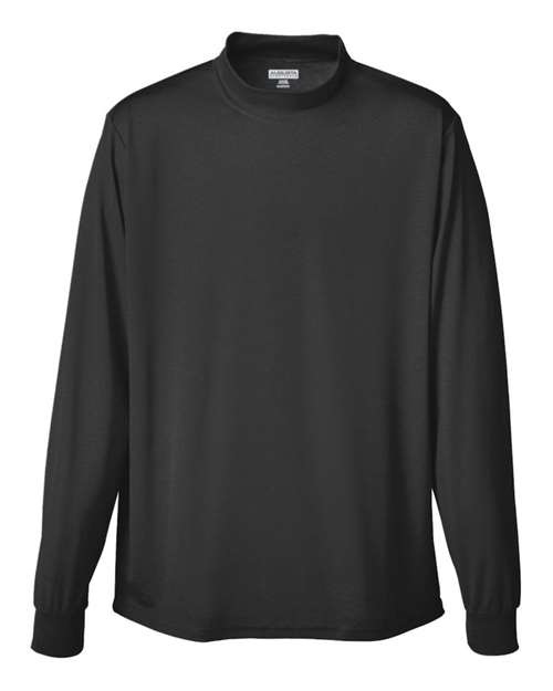 Augusta Sportswear Unisex Wicking Mock Turtleneck in Black