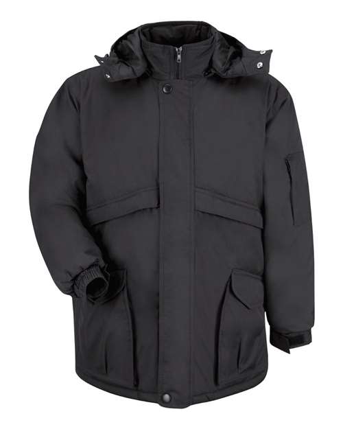 Red Kap Men's Heavyweight Parka in Black
