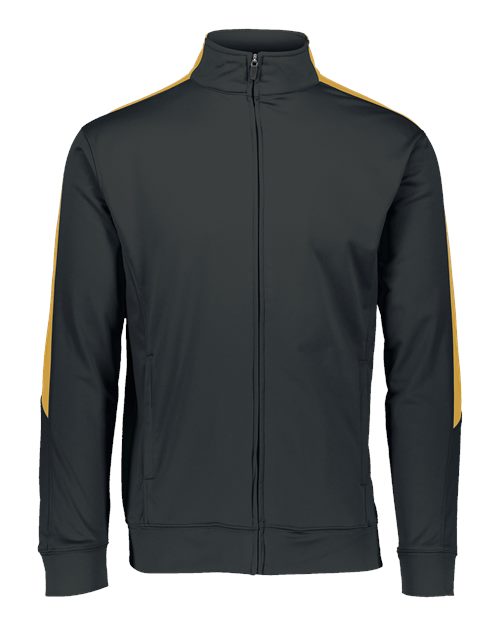 Augusta Sportswear Men's Medalist Jacket 2.0 in Black/Gold