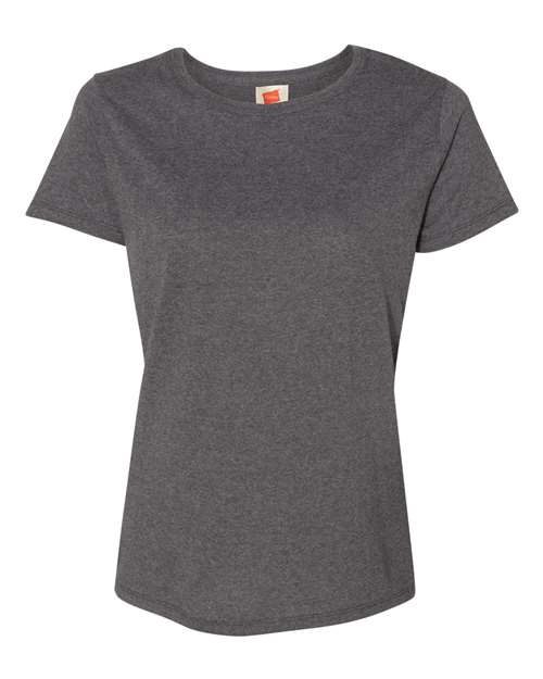 Hanes Women's Essential-T T-Shirt in Charcoal Heather